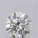 0.43 Carats, Round with Excellent Cut, E Color, SI2 Clarity and Certified by GIA