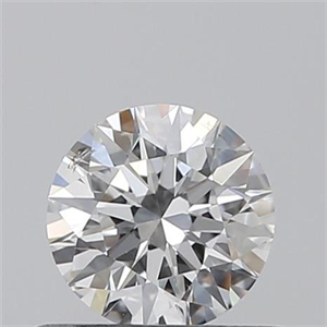 Picture of 0.43 Carats, Round with Excellent Cut, E Color, SI2 Clarity and Certified by GIA