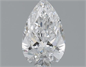 0.55 Carats, Pear E Color, VVS1 Clarity and Certified by GIA