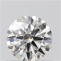 0.40 Carats, Round with Excellent Cut, G Color, SI2 Clarity and Certified by GIA