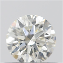 0.43 Carats, Round with Excellent Cut, I Color, SI1 Clarity and Certified by GIA