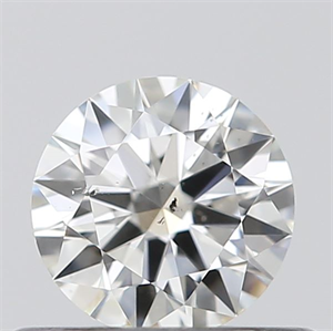 Picture of 0.41 Carats, Round with Excellent Cut, I Color, SI2 Clarity and Certified by GIA