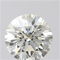 0.43 Carats, Round with Excellent Cut, K Color, VVS2 Clarity and Certified by GIA