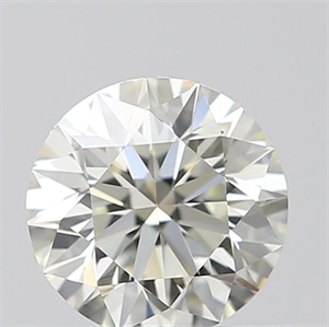 Picture of 0.43 Carats, Round with Excellent Cut, K Color, VVS2 Clarity and Certified by GIA