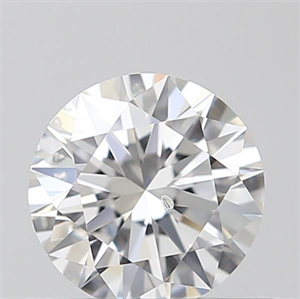 Picture of 0.40 Carats, Round with Excellent Cut, D Color, SI2 Clarity and Certified by GIA