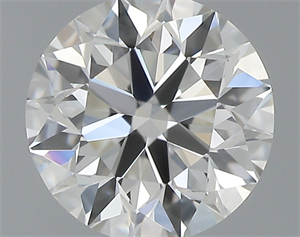 Picture of 0.43 Carats, Round with Excellent Cut, J Color, VVS1 Clarity and Certified by GIA