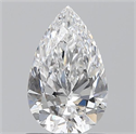 0.80 Carats, Pear D Color, VS2 Clarity and Certified by GIA