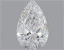 0.91 Carats, Pear D Color, VVS2 Clarity and Certified by GIA