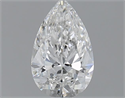 0.81 Carats, Pear F Color, VVS1 Clarity and Certified by GIA