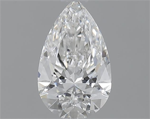 Picture of 0.81 Carats, Pear F Color, VVS2 Clarity and Certified by GIA