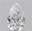 0.80 Carats, Pear E Color, VS1 Clarity and Certified by GIA