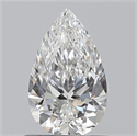 0.70 Carats, Pear F Color, VS2 Clarity and Certified by GIA