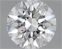 1.50 Carats, Round with Excellent Cut, E Color, VS1 Clarity and Certified by GIA