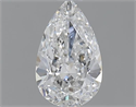 0.70 Carats, Pear E Color, VVS2 Clarity and Certified by GIA