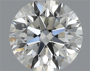 Picture of 0.44 Carats, Round with Excellent Cut, J Color, VVS1 Clarity and Certified by GIA