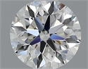 0.40 Carats, Round with Excellent Cut, I Color, VVS1 Clarity and Certified by GIA