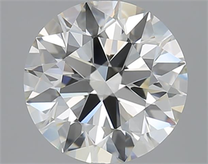 Picture of 3.30 Carats, Round with Excellent Cut, J Color, IF Clarity and Certified by GIA