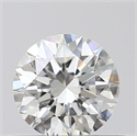 0.40 Carats, Round with Excellent Cut, H Color, VS1 Clarity and Certified by GIA