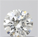 0.40 Carats, Round with Excellent Cut, I Color, VVS1 Clarity and Certified by GIA