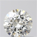 0.40 Carats, Round with Excellent Cut, I Color, VVS1 Clarity and Certified by GIA