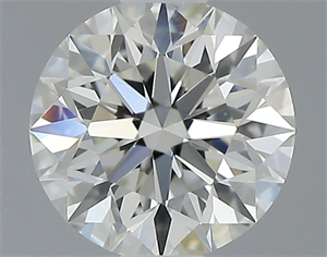 Picture of 0.44 Carats, Round with Excellent Cut, J Color, VS1 Clarity and Certified by GIA