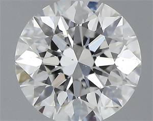 Picture of 0.40 Carats, Round with Excellent Cut, E Color, SI2 Clarity and Certified by GIA