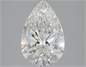 3.02 Carats, Pear H Color, VVS2 Clarity and Certified by GIA