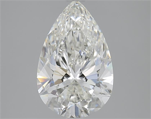 Picture of 3.02 Carats, Pear H Color, VVS2 Clarity and Certified by GIA