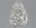 2.52 Carats, Pear J Color, IF Clarity and Certified by GIA