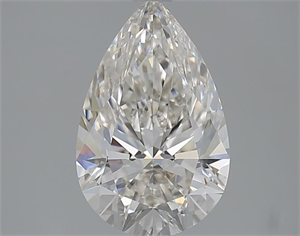 Picture of 2.52 Carats, Pear J Color, IF Clarity and Certified by GIA