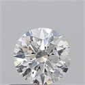 0.40 Carats, Round with Excellent Cut, E Color, SI2 Clarity and Certified by GIA