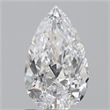 0.85 Carats, Pear D Color, VS1 Clarity and Certified by GIA