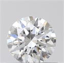 0.42 Carats, Round with Excellent Cut, E Color, SI1 Clarity and Certified by GIA