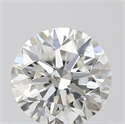 0.50 Carats, Round with Excellent Cut, I Color, SI1 Clarity and Certified by GIA