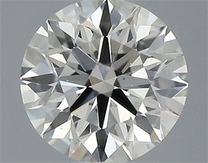 Picture of 0.40 Carats, Round with Excellent Cut, I Color, VS2 Clarity and Certified by GIA