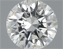 0.41 Carats, Round with Excellent Cut, H Color, VVS1 Clarity and Certified by GIA