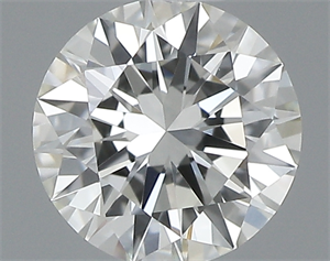 Picture of 0.41 Carats, Round with Excellent Cut, H Color, VVS1 Clarity and Certified by GIA