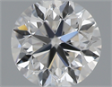 0.40 Carats, Round with Very Good Cut, H Color, VS1 Clarity and Certified by GIA