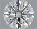 0.40 Carats, Round with Excellent Cut, D Color, VS2 Clarity and Certified by GIA