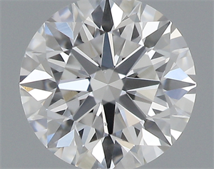 Picture of 0.40 Carats, Round with Excellent Cut, D Color, VS2 Clarity and Certified by GIA