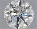 0.40 Carats, Round with Excellent Cut, J Color, VS2 Clarity and Certified by GIA