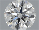 0.42 Carats, Round with Excellent Cut, H Color, VS1 Clarity and Certified by GIA