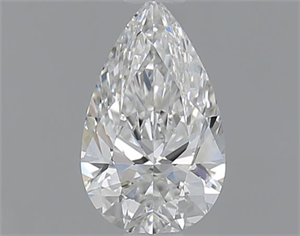 Picture of 0.60 Carats, Pear F Color, VVS2 Clarity and Certified by GIA