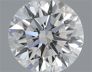 Picture of 0.40 Carats, Round with Excellent Cut, D Color, VS1 Clarity and Certified by GIA