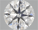 0.40 Carats, Round with Very Good Cut, D Color, SI2 Clarity and Certified by GIA