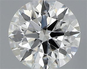 Picture of 0.40 Carats, Round with Excellent Cut, I Color, VS2 Clarity and Certified by GIA