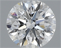 0.41 Carats, Round with Excellent Cut, D Color, VS1 Clarity and Certified by GIA