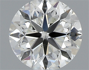 Picture of 0.50 Carats, Round with Very Good Cut, I Color, SI1 Clarity and Certified by GIA