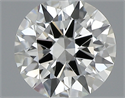 0.45 Carats, Round with Excellent Cut, J Color, VVS2 Clarity and Certified by GIA