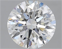 3.50 Carats, Round with Excellent Cut, F Color, VS1 Clarity and Certified by GIA